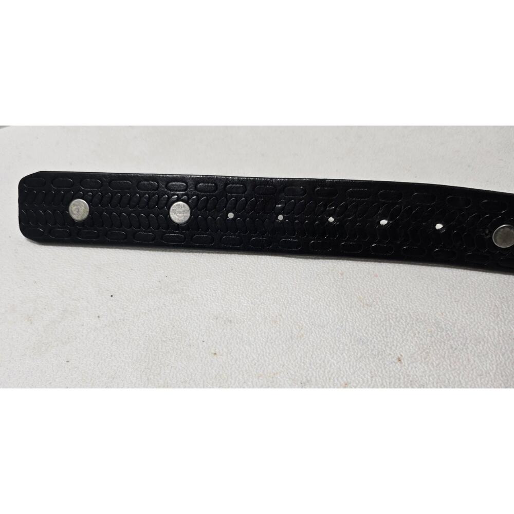 Brave Beltworks Western Leather Belt Studs Designer Buckle 36-38" Black Canada - Picture 4 of 10